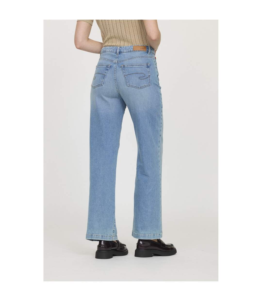 Jean coton wide leg LC171-3