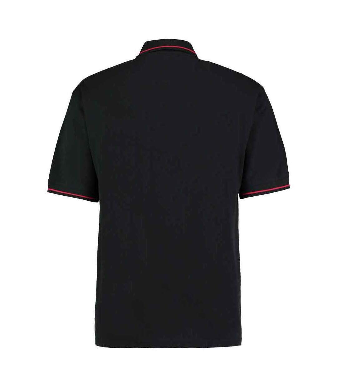 Polo homme noir / rouge Kustom Kit Kustom Kit