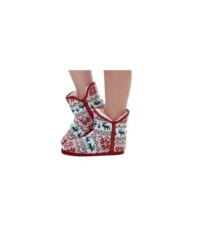 Chaussons Bottines Motif/style Festif Femme Multicolore Keanu