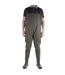 Mens Tyne Chest Safety Wader Wellingtons Green Amblers-3