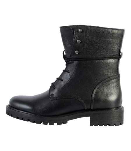 Bottine Cuir Geox Hoara Tumb.Lea