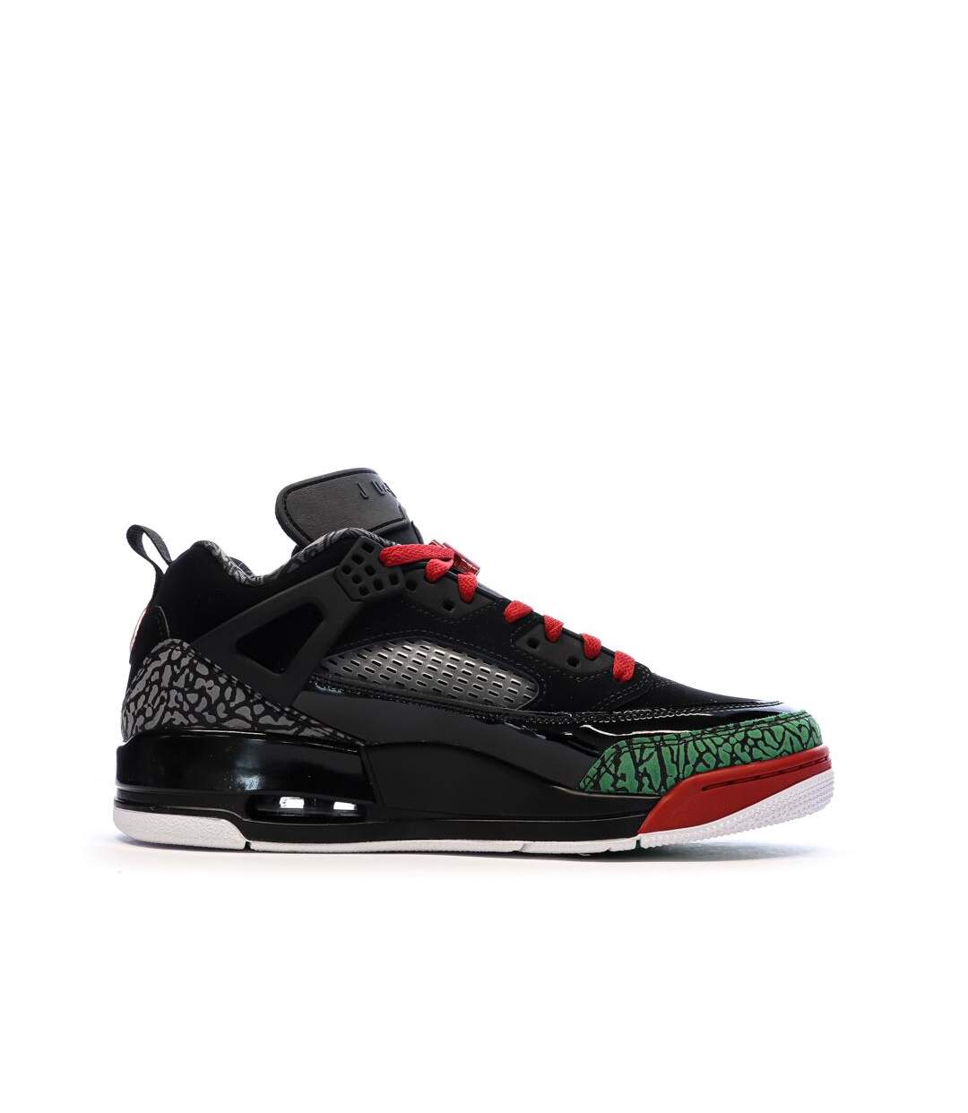 Baskets noires/rouges homme nike jordan spizike low-2
