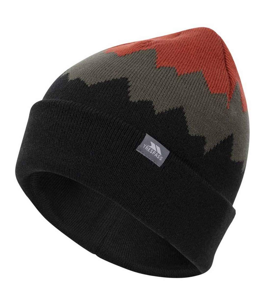 Bonnet cobbler homme rouge sang / kaki / noir Trespass-1