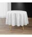 Nappe Antitache Ronde Imprimé Lonigold 180cm Blanc-1