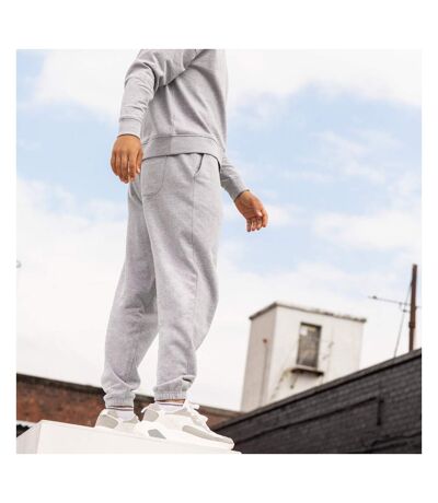 Unisex Adult Fashion Cuffed Jogging Bottoms Heather Grey SF