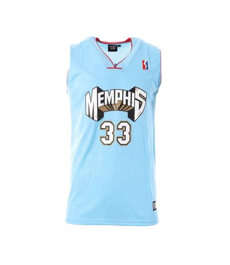Memphis maillot bleu homme sport zone tank - 3xl