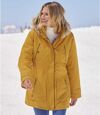 Trendy parka s kapucí lemovanou umělou kožešinou Atlas For Men