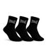 Lot de 6 paires de chaussettes noires homme everlast el062-2