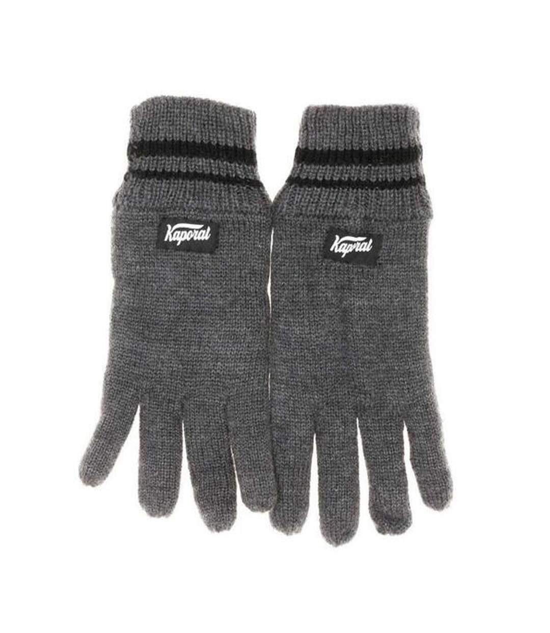 Gants gris/noir homme kaporal olindo - m/l-1