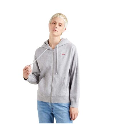Veste À Capuche Standard Femme Gris Chiné Levis