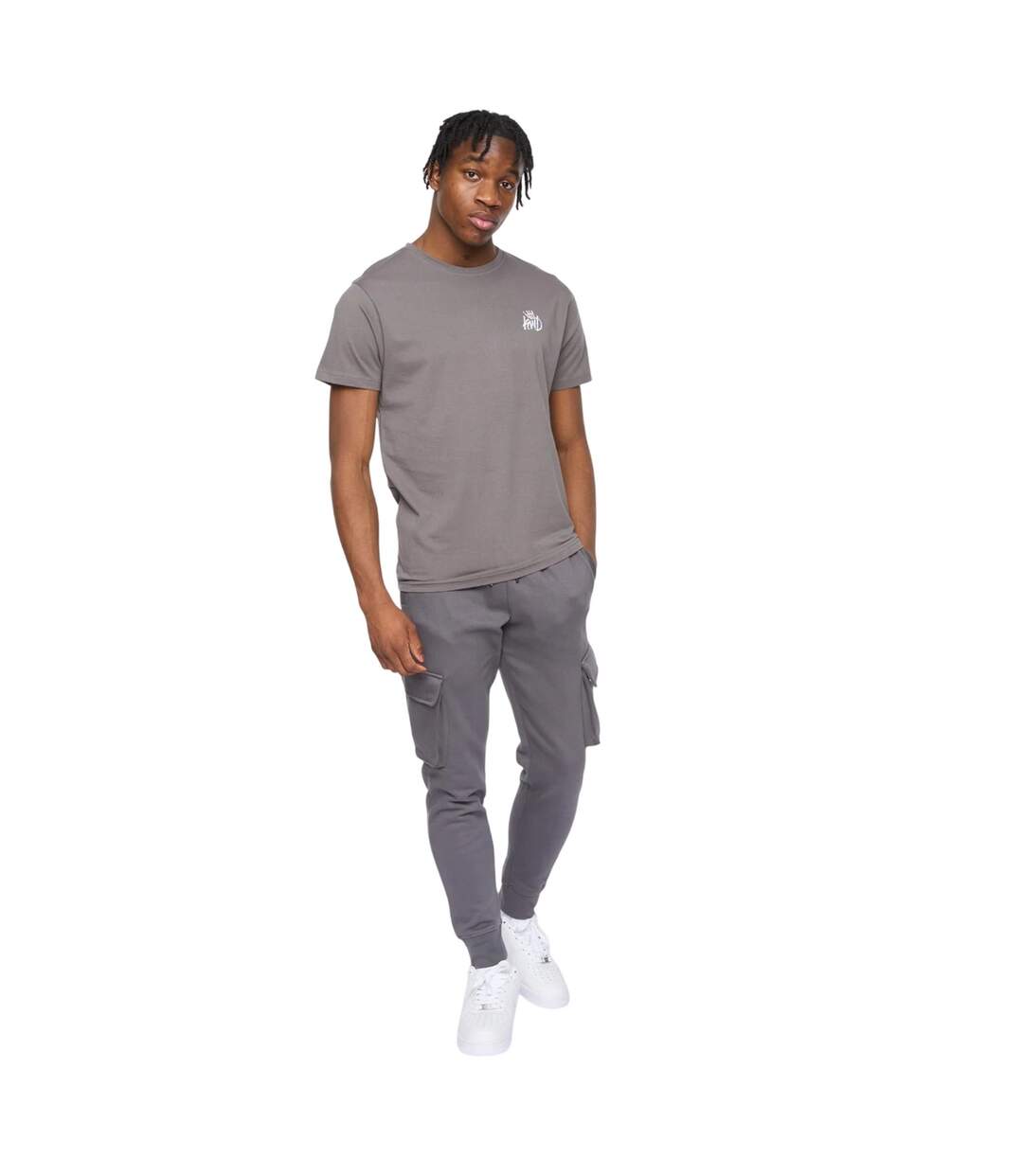 Mens crosby 2.0 cotton t-shirt asphalt Kings Will Dream-4