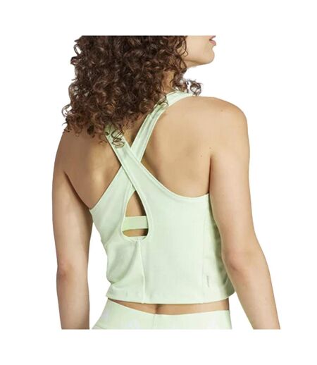Haut vert femme adidas print cro