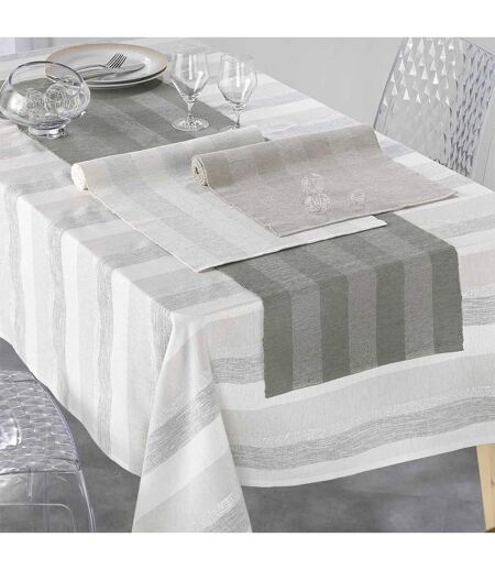 Chemin de Table en Coton Eldora 40x140cm Naturel