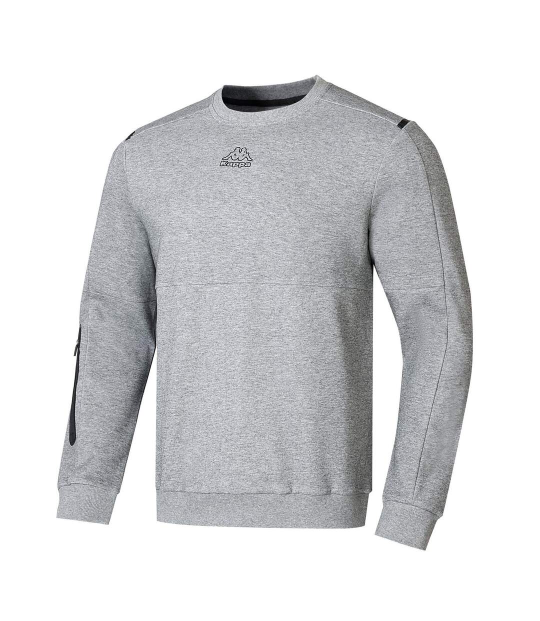 Sweat Homme Gris Chiné Chiné Kappa-1