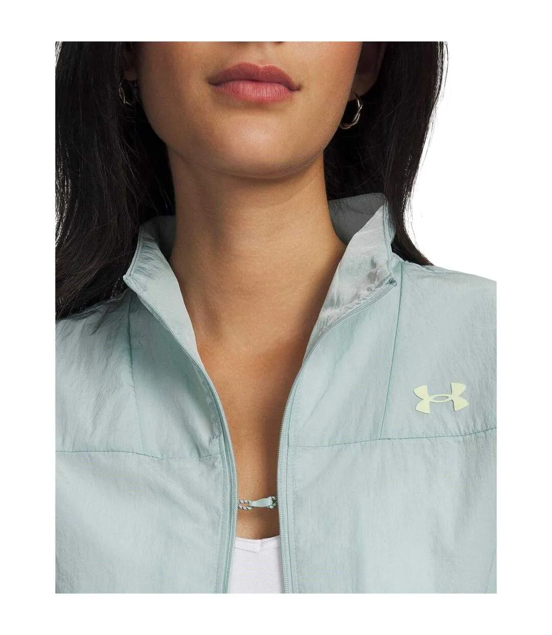 Veste Trail Run Femme Blanc Violet Under Armour-3