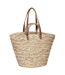Panier de Shopping en Osier 4 Anses 36cm Naturel-1