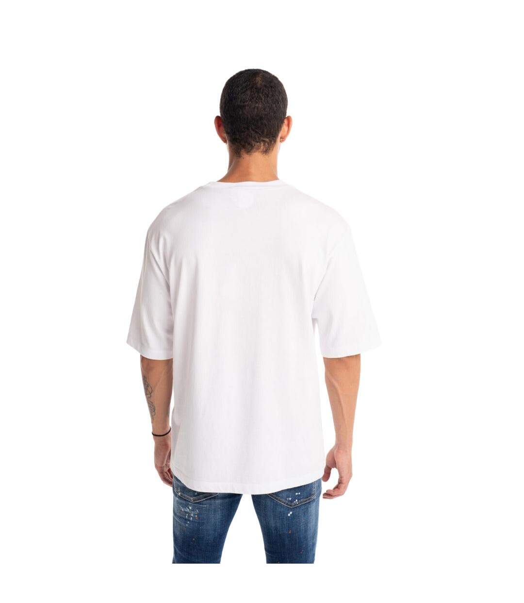 T-shirt Bloody Sweat Tears Homme Blanc Pur DSquared2-3