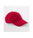 Casquette Adulte Unisexe Rouge Classique Beechfield-2