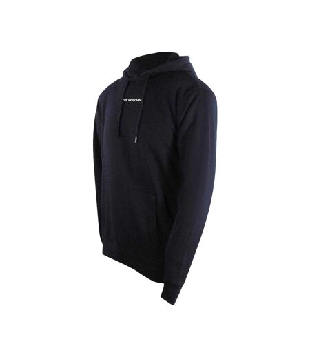Sweat À Capuche Motif/style Logo Femme Noir Love Moschino