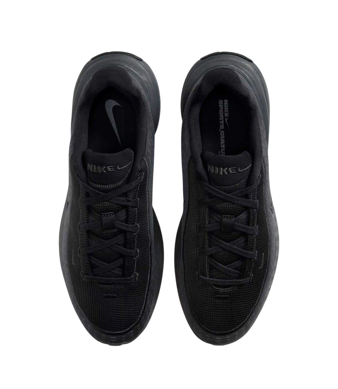 Mens Swoosh Cushioned Trainers Grey Black Nike-4