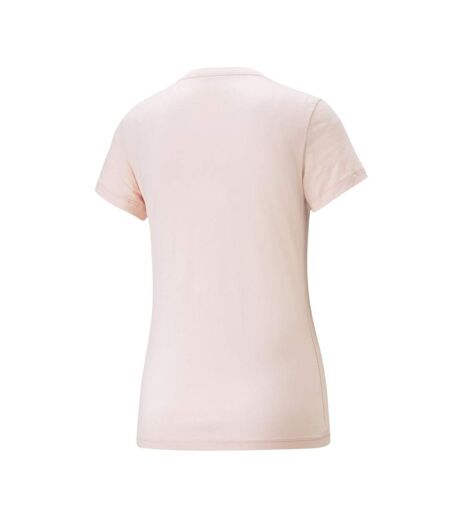 T-shirt rose femme puma ess+ embroid - l