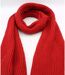 Echarpe homme classique - Couleur rouge - Effet cachemire-1