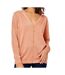 Pull pailleté corail femme kaporal janee - m-1