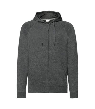 Russell Mens HD Zipped Hood Sweatshirt (Grey Marl) - UTRW6076