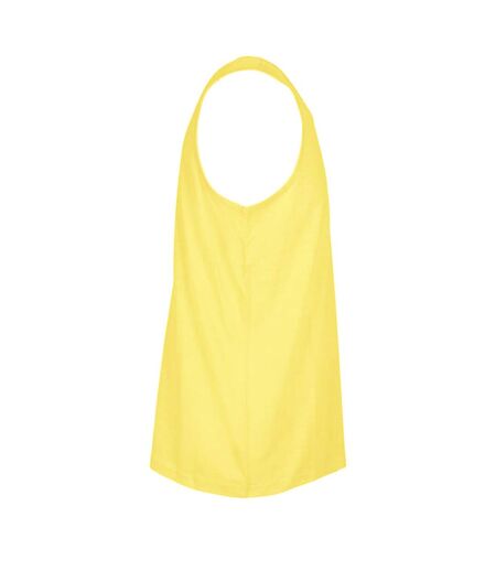 Build Your Brand Mens Basic Tank Top (Yellow)