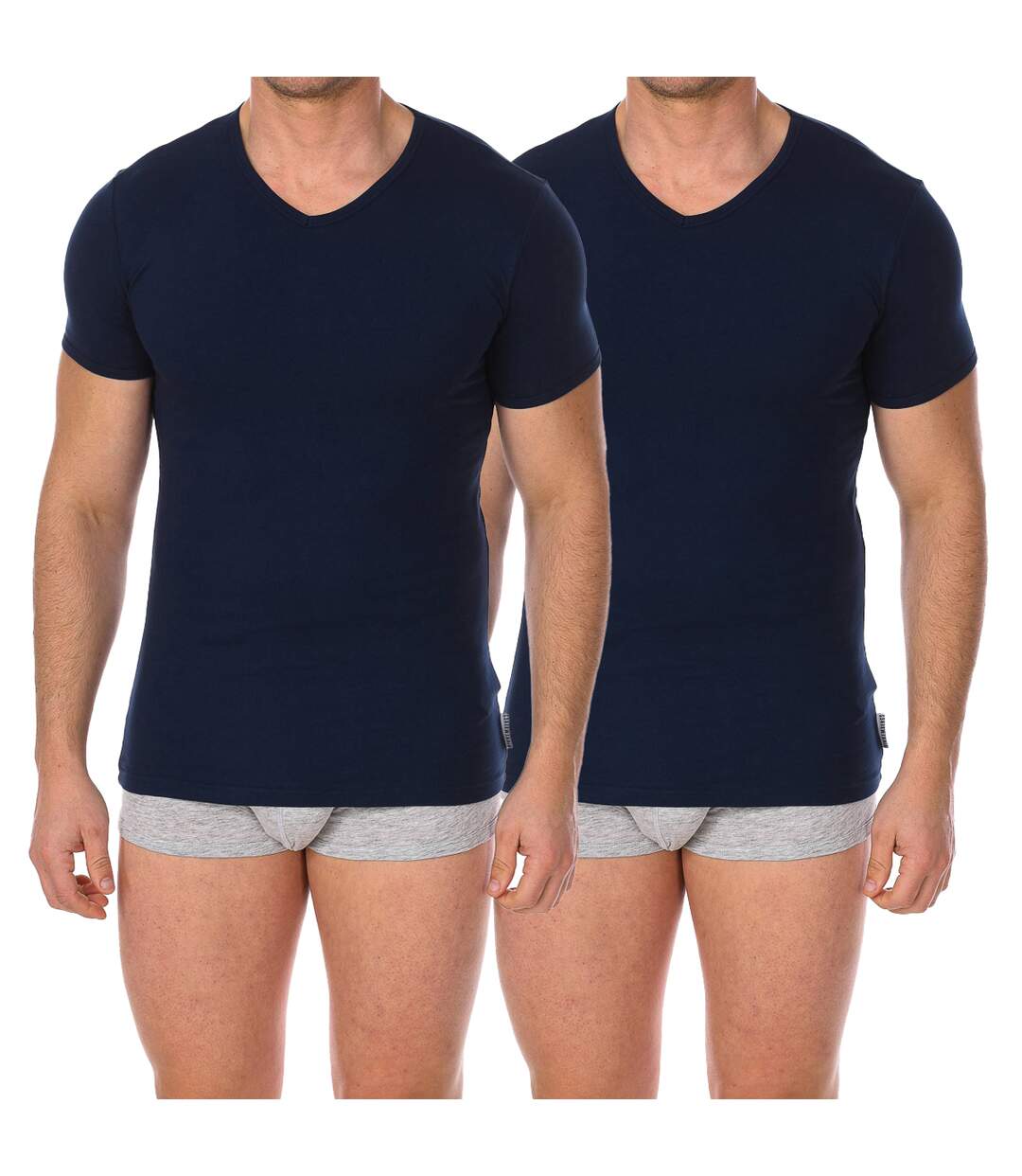 Pack-2 Essential Short Sleeve T-Shirts BKK1UTS02BI for Men-1