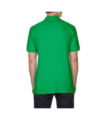 Gildan Mens Premium Cotton Sport Double Pique Polo Shirt (Irish Green)