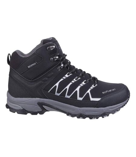 Mens Abbeydale Mid Hiking Boots Black Grey Cotswold
