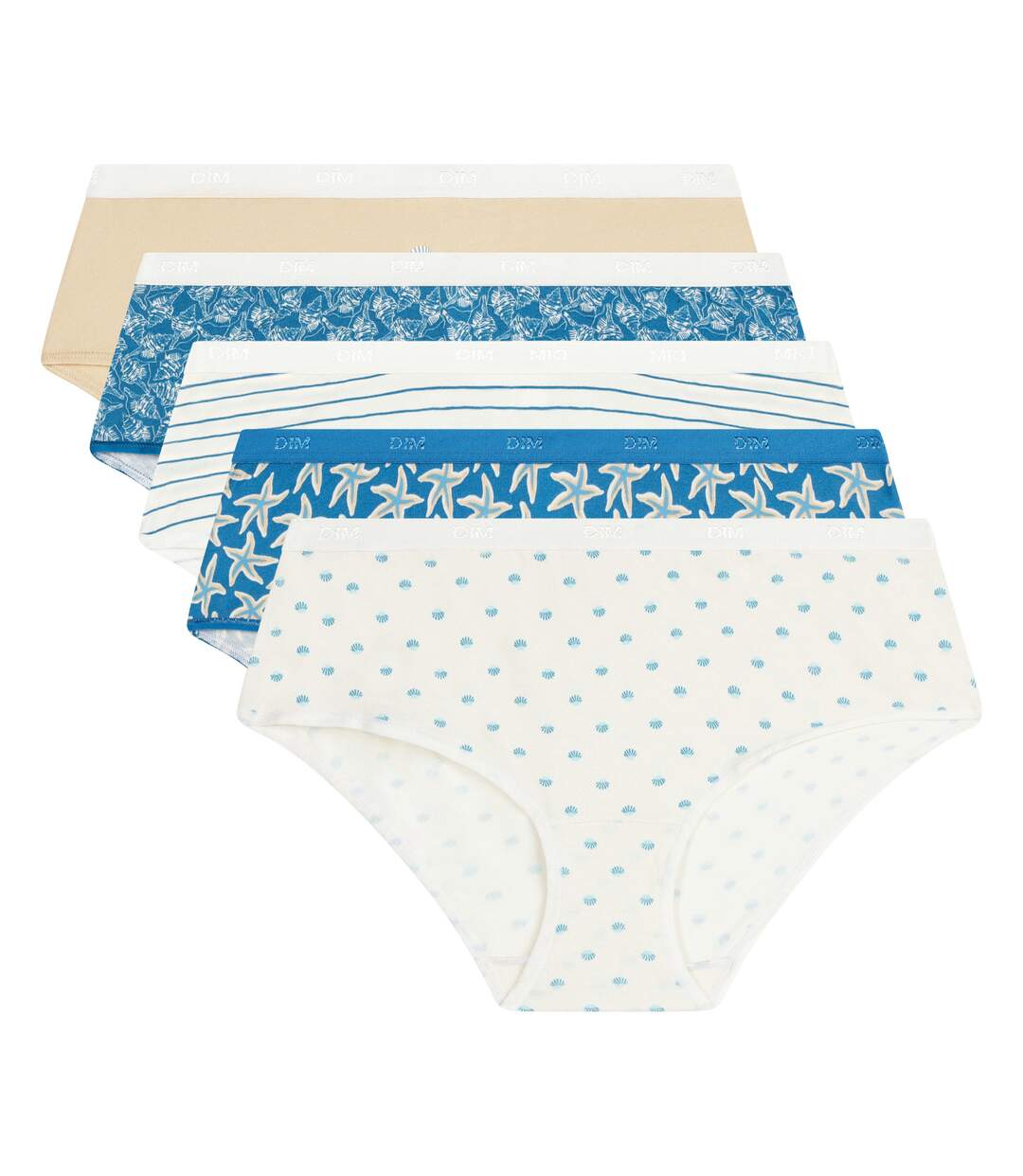 Lot de 5 Shorties Les Pockets Coton-3