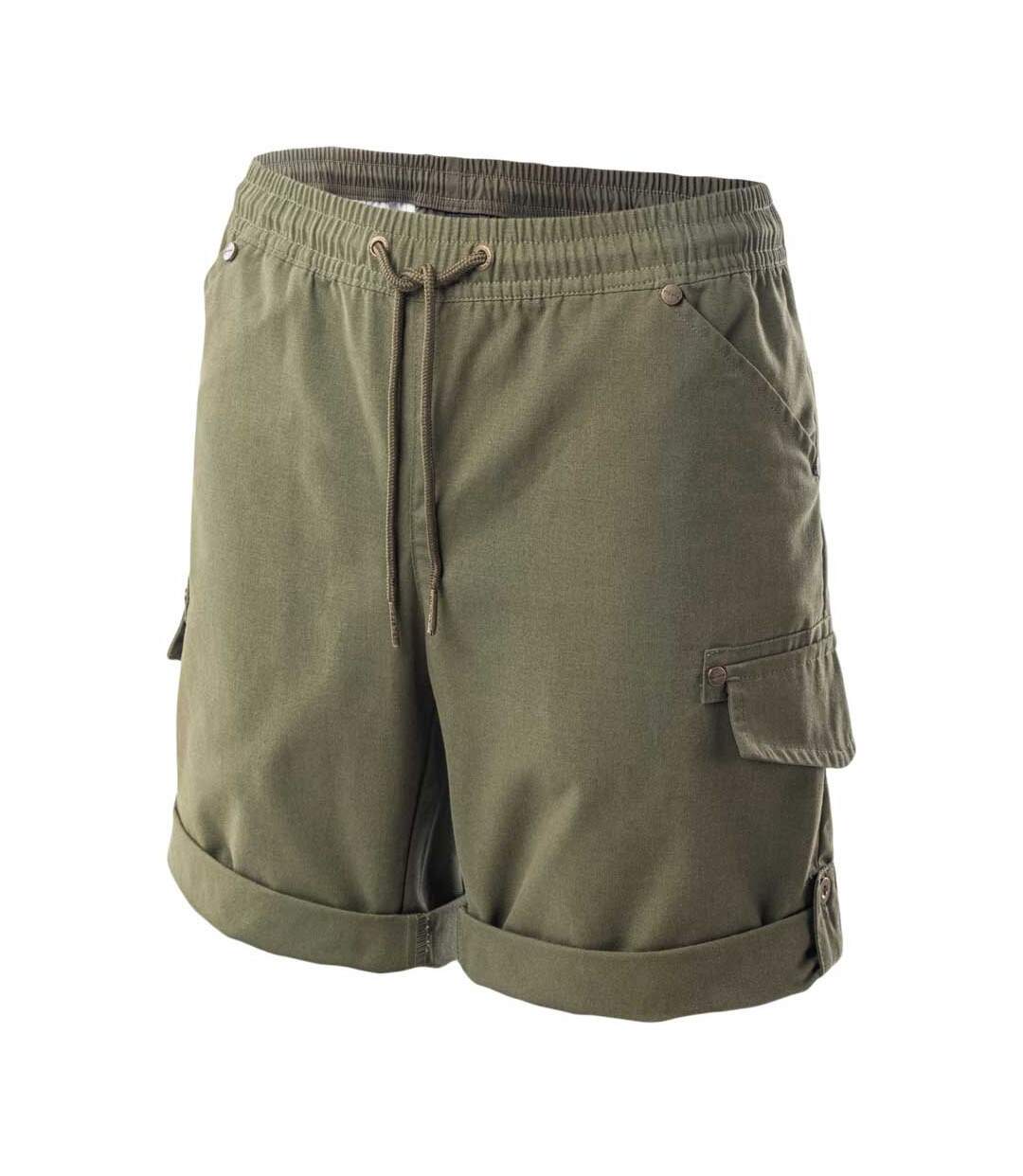 Short irim femme vert kaki foncé Iguana-3