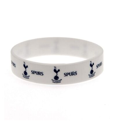Tottenham Hotspur FC Official Silicone Wristband (White) (One Size)