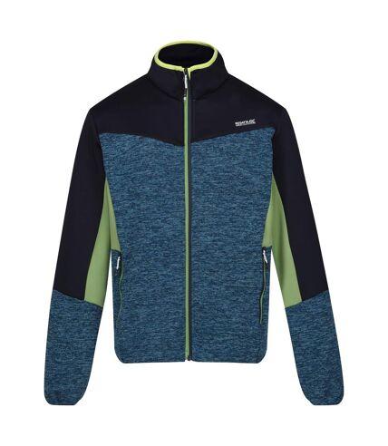 Mens coladane vi marl full zip fleece jacket moroccan blue/navy marl Regatta