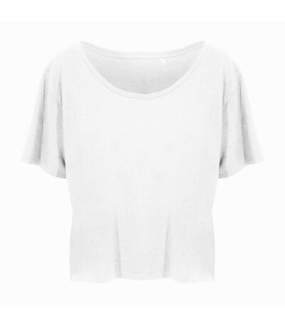 Ecologie Womens/Laides Daintree EcoViscose Cropped T-Shirt (Arctic White) - UTRW7669