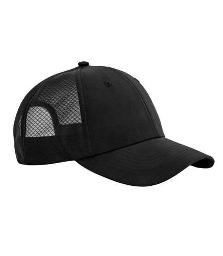 Unisex Adult Technical Mesh Trucker Cap Black Beechfield