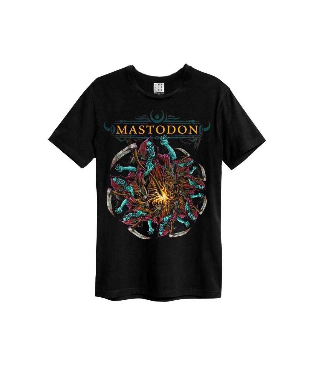 T-shirt Grim Reaper Adulte Noir Mastodon-1