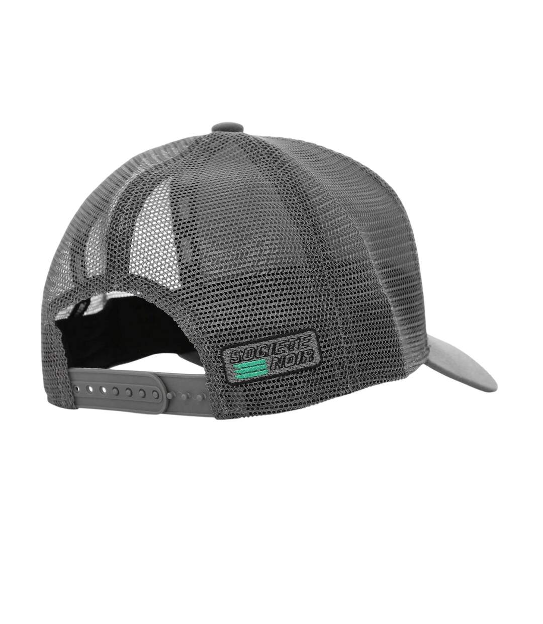 Casquette Trucker Motif/style Boîte Adulte Noir Gris Societe Noir-2