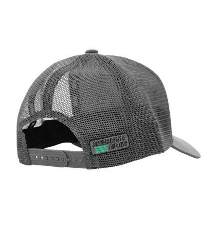 Casquette Trucker Motif/style Boîte Adulte Noir Gris Societe Noir