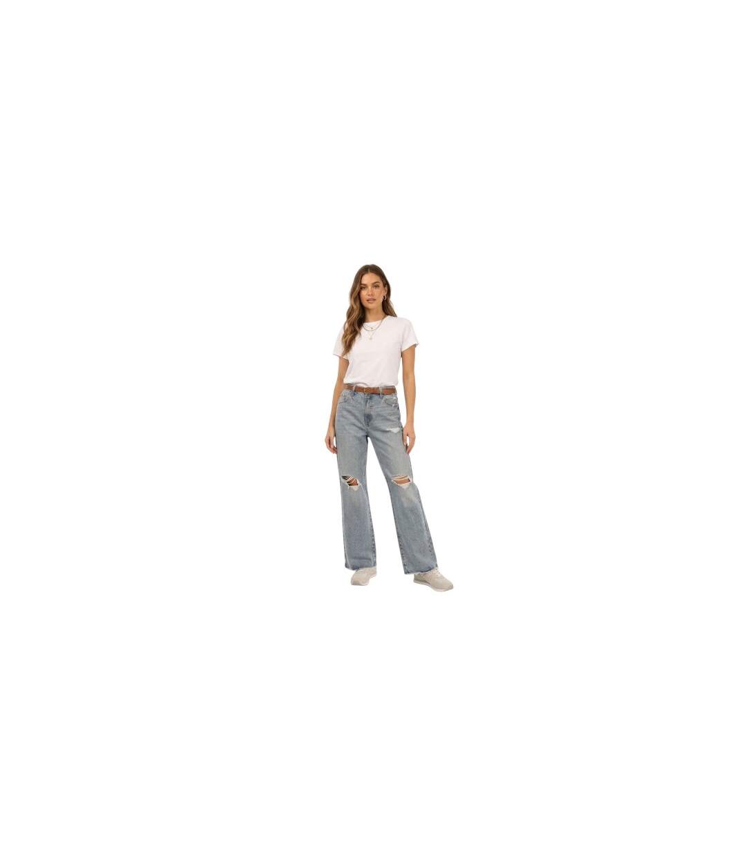 Jean Femme Bleu Clair Levis-1