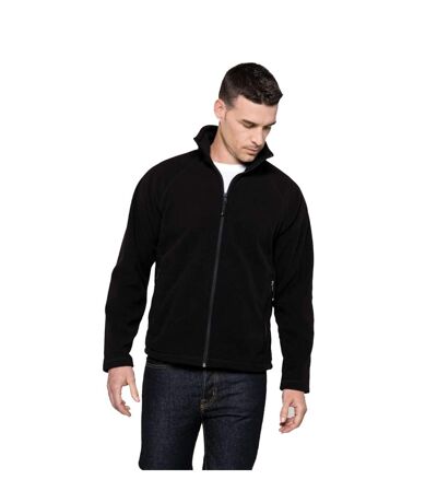 Kariban Mens Full Zip Fleece Jacket (Black) - UTRW4220