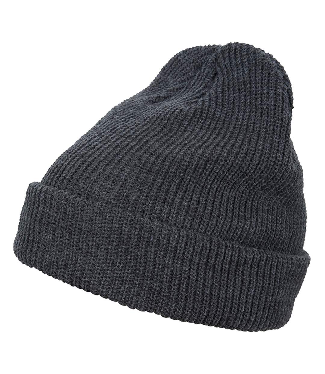 Flexfit Unisex Long Knit Beanie (Dark Grey) - UTPC3719-2
