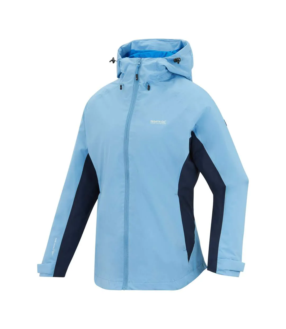 Veste Imperméable Freesdale Femme Bleu Denim Délavé Regatta-4