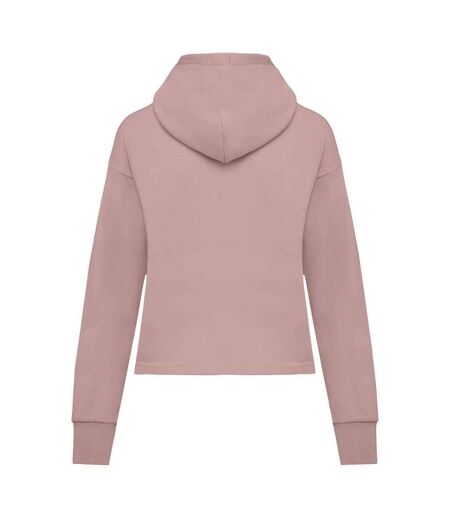 Womens/ladies full zip hoodie petal rose Native Spirit