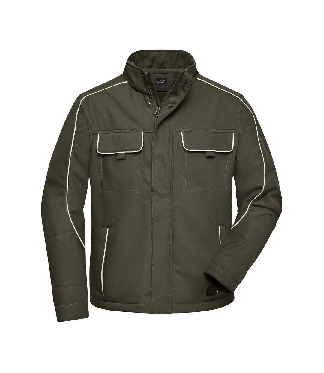 Veste blouson de travail légère softshell mixte - JN884 - vert olive