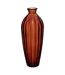 Vase Design en Verre Candy 29cm Ambre-1