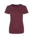 AWDis Womens/Ladies Girlie Tri-Blend T-Shirt (Heather Burgundy) - UTPC2974