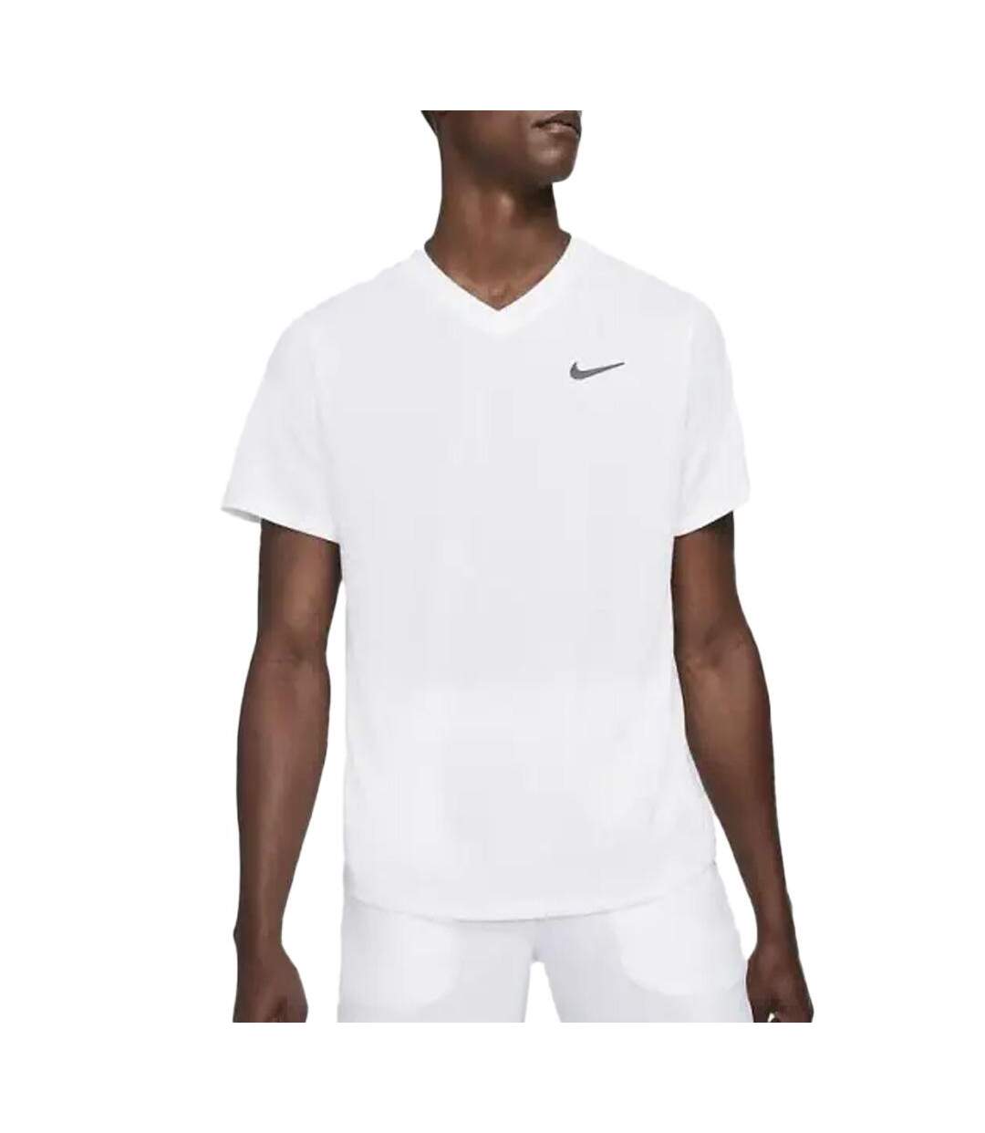 T-shirt de sport blanc homme nike top - l-1